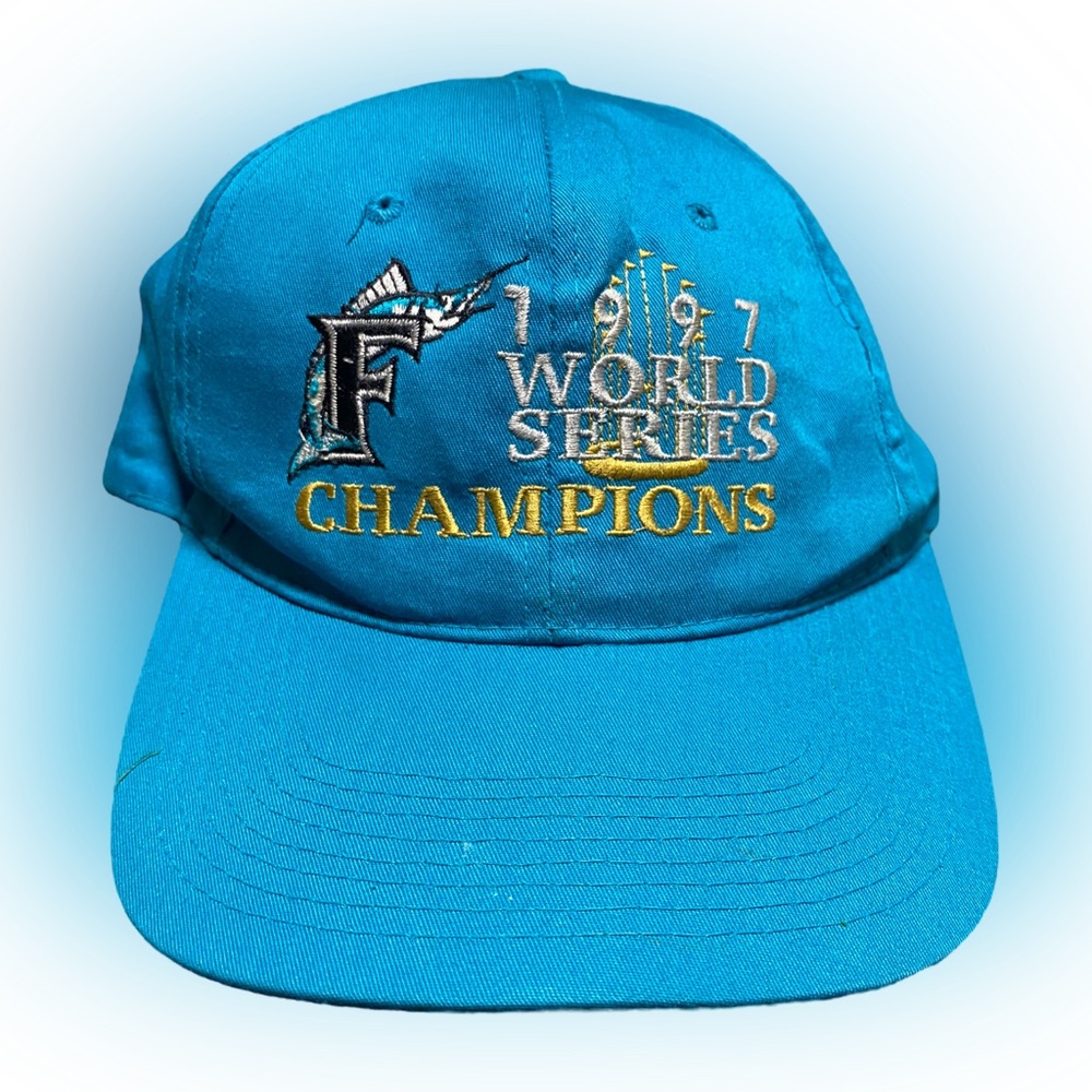 Vintage Florida Marlins 1997 World Series Champions Snapback Hat